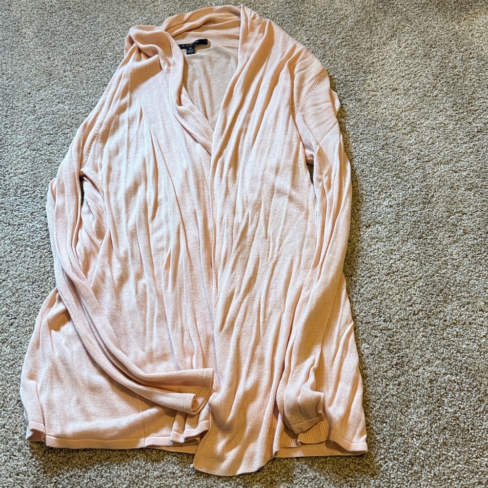 Bundle of Cardigan Sweater Trio in Blush Pink, Burgundy, and Taupe EUC - Picture 8 of 10